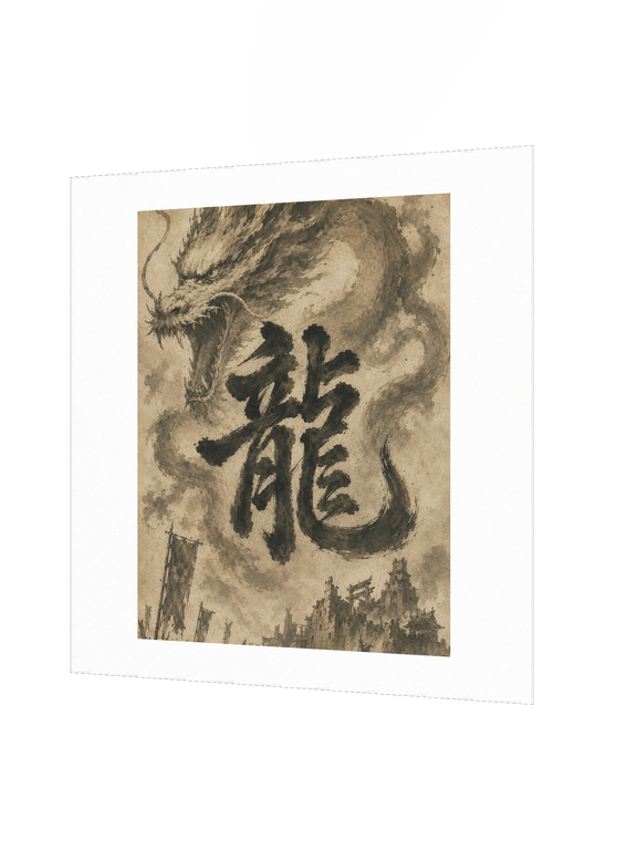 Dragon of the Fallen Castle - Poster