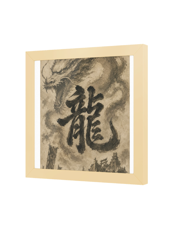 Dragon of the Fallen Castle - Framed Print