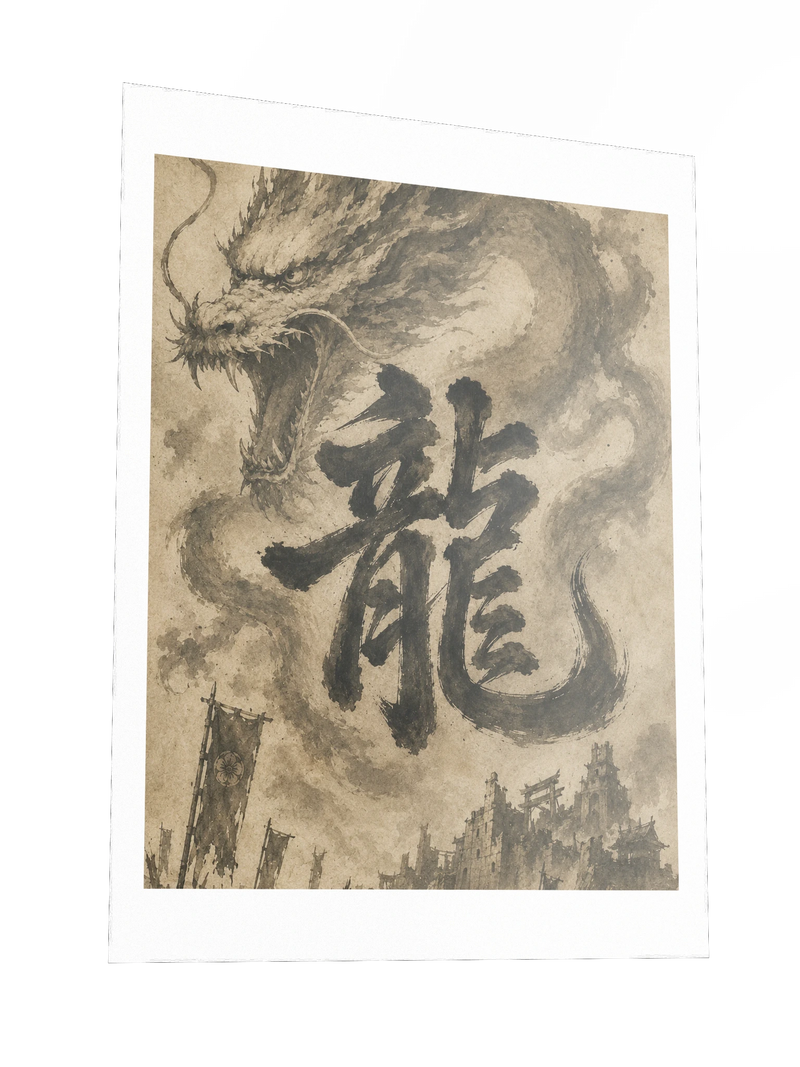 Dragon of the Fallen Castle - Poster