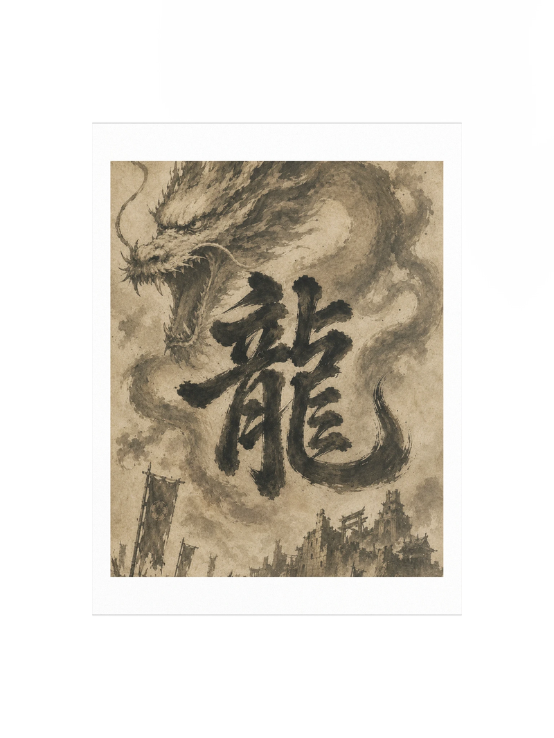 Dragon of the Fallen Castle - Poster