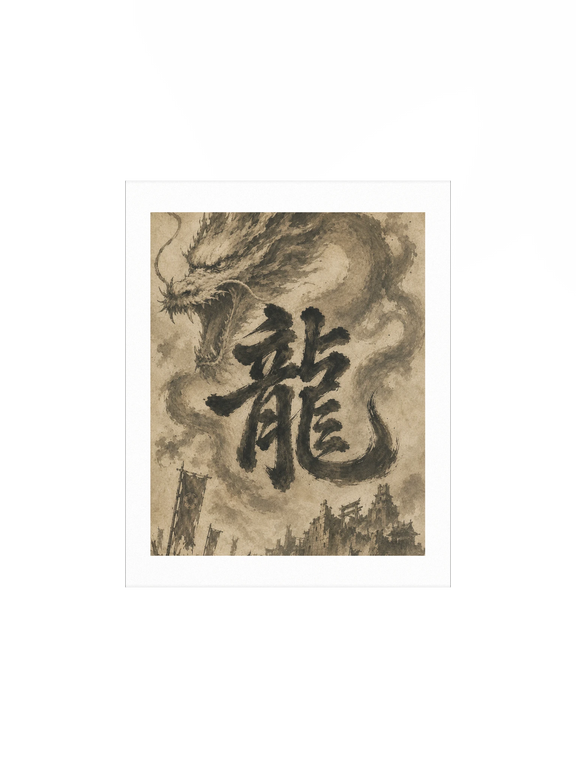 Dragon of the Fallen Castle - Poster