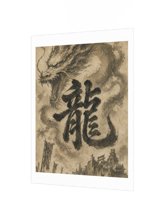 Dragon of the Fallen Castle - Poster