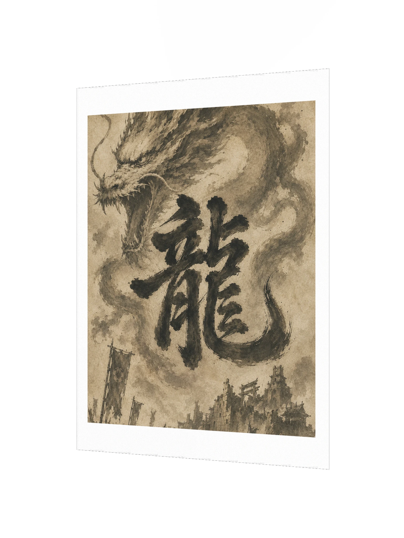 Dragon of the Fallen Castle - Poster