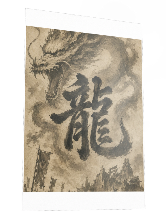 Dragon of the Fallen Castle - Poster