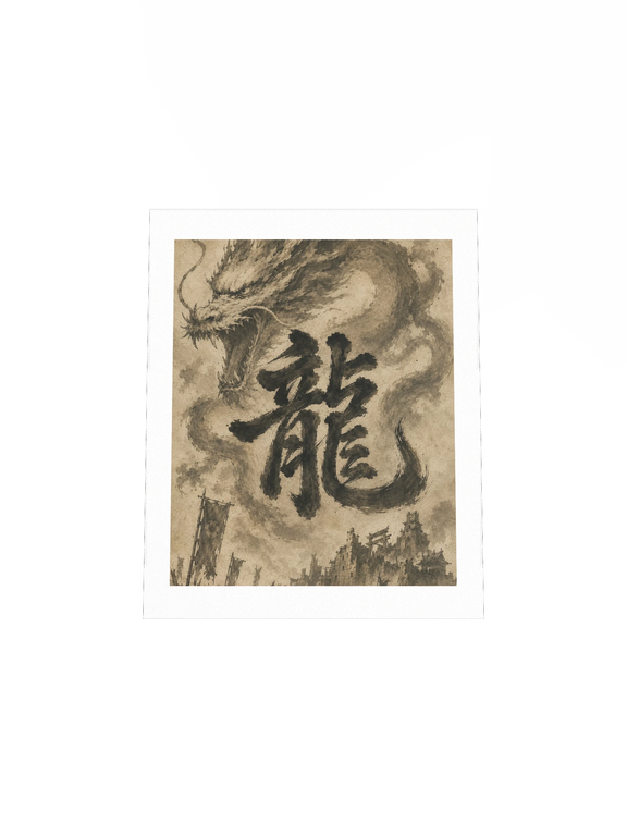 Dragon of the Fallen Castle - Poster