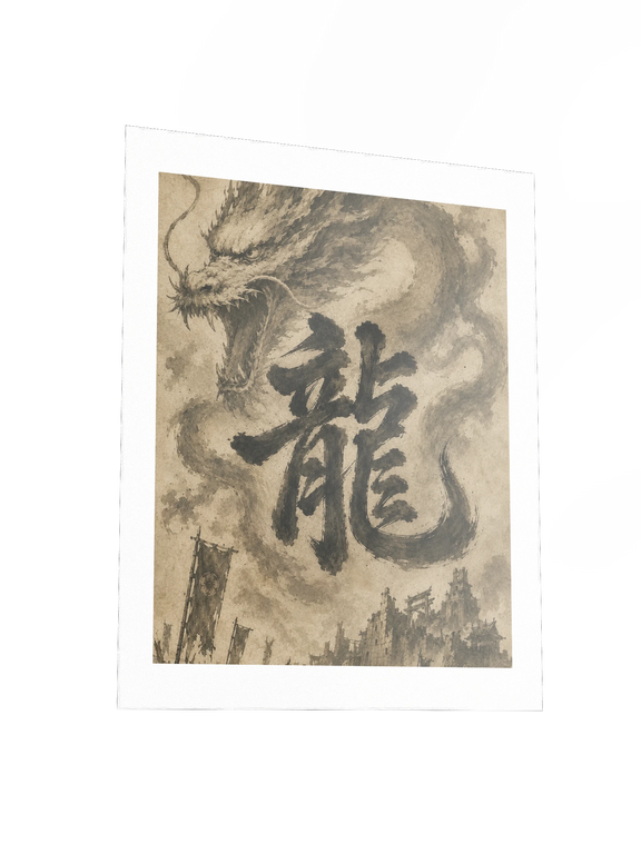 Dragon of the Fallen Castle - Poster