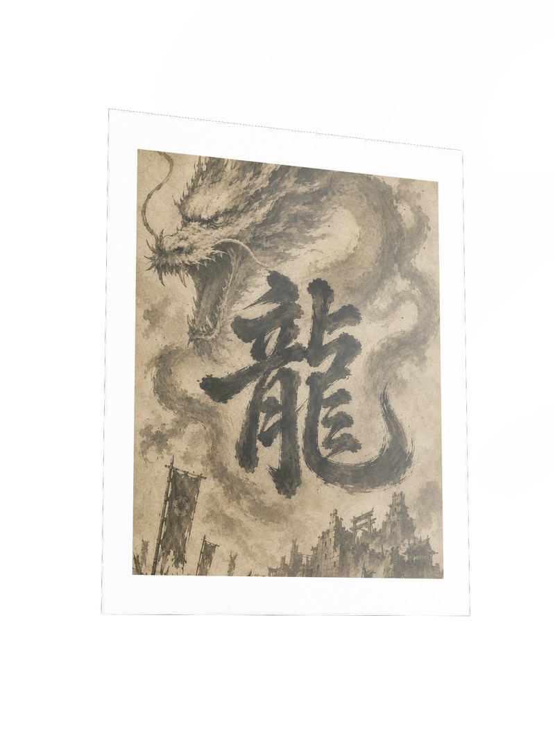 Dragon of the Fallen Castle - Poster