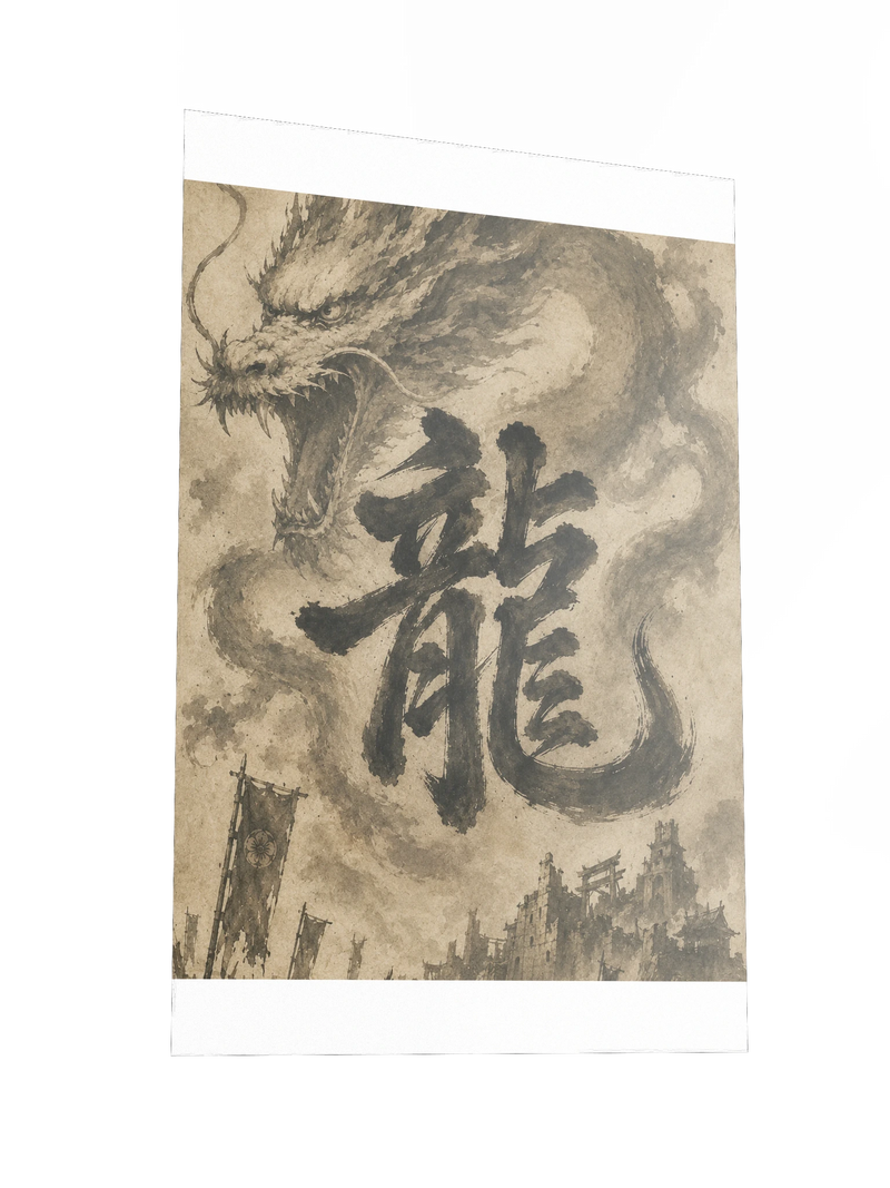 Dragon of the Fallen Castle - Poster
