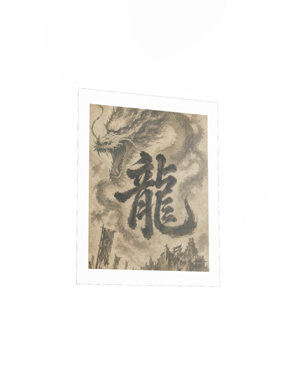 Dragon of the Fallen Castle - Poster