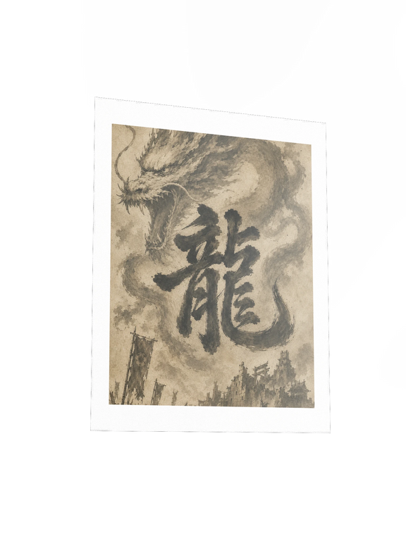 Dragon of the Fallen Castle - Poster