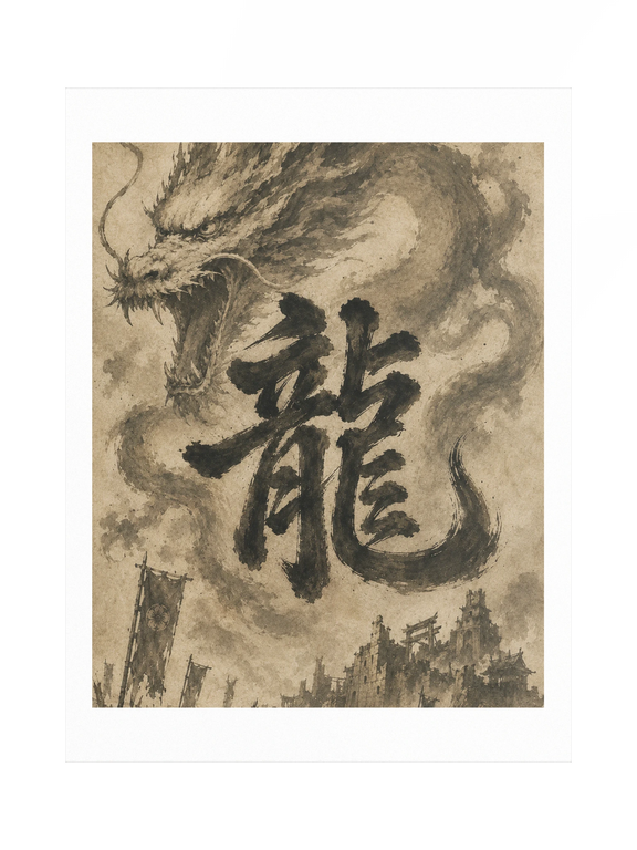 Dragon of the Fallen Castle - Poster