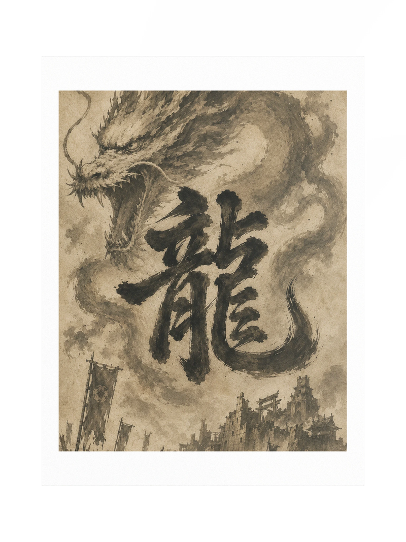 Dragon of the Fallen Castle - Poster