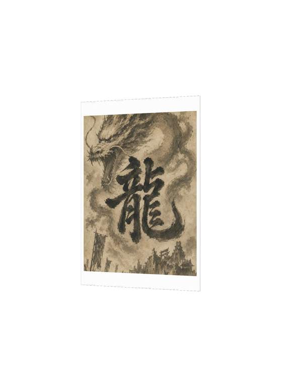 Dragon of the Fallen Castle - Poster