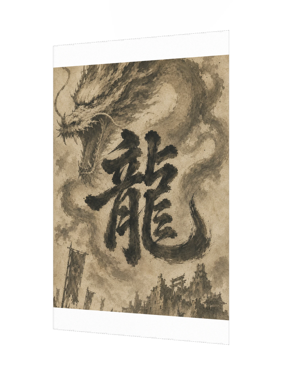 Dragon of the Fallen Castle - Poster