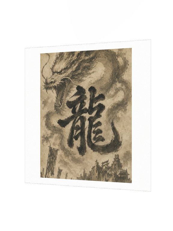 Dragon of the Fallen Castle - Poster