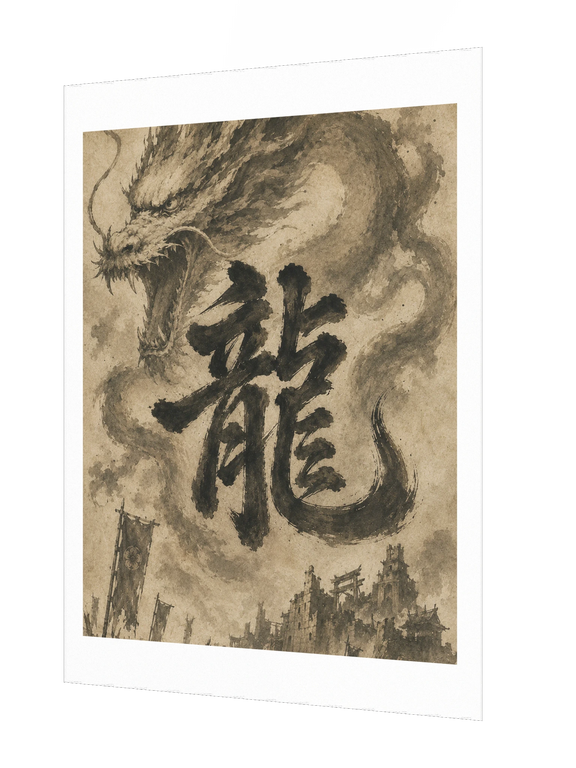 Dragon of the Fallen Castle - Poster