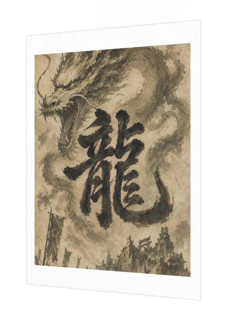 Dragon of the Fallen Castle - Poster