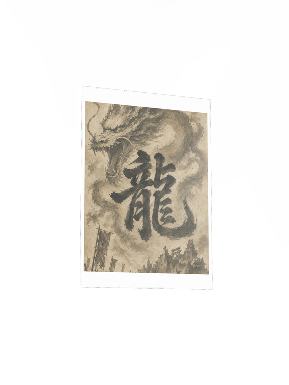 Dragon of the Fallen Castle - Poster
