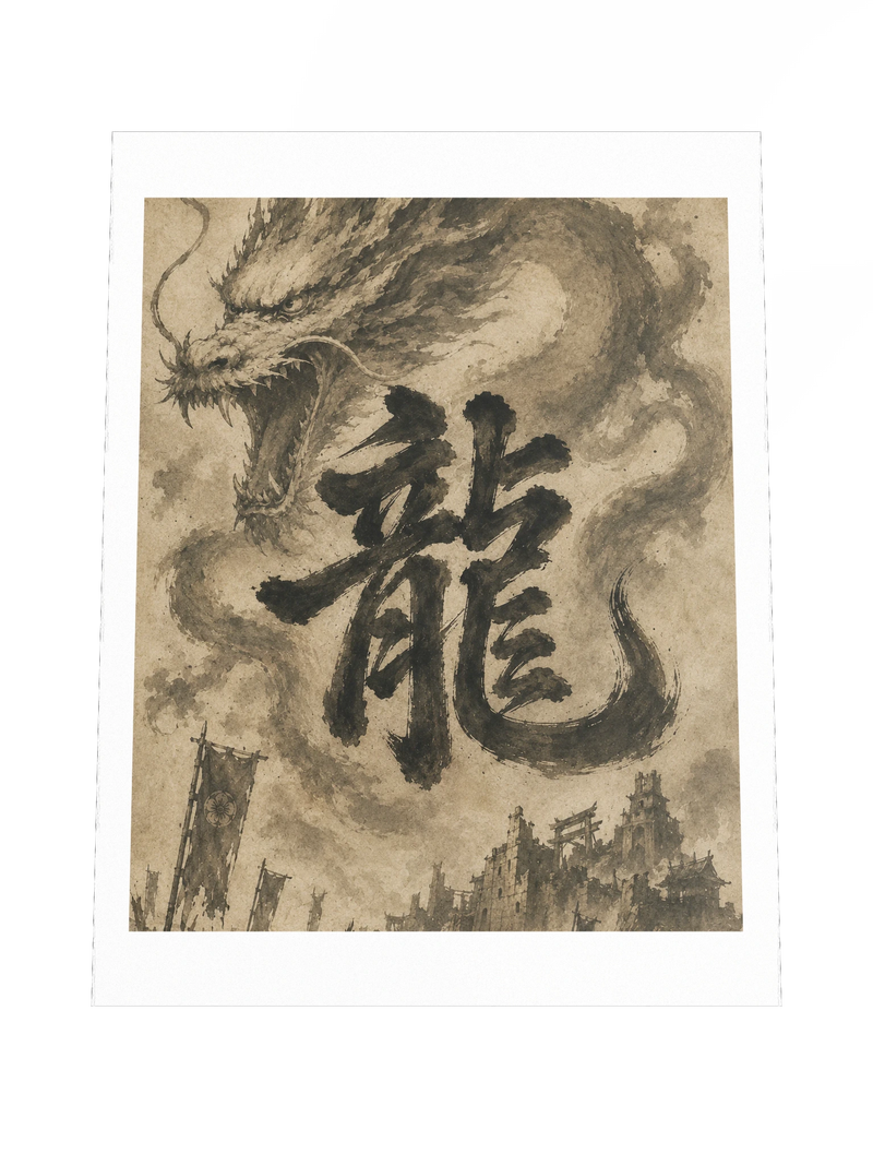 Dragon of the Fallen Castle - Poster