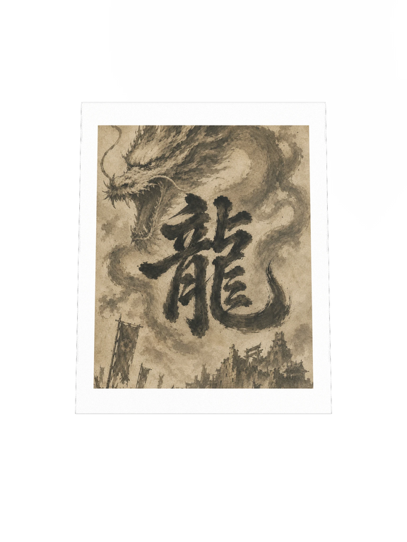 Dragon of the Fallen Castle - Poster