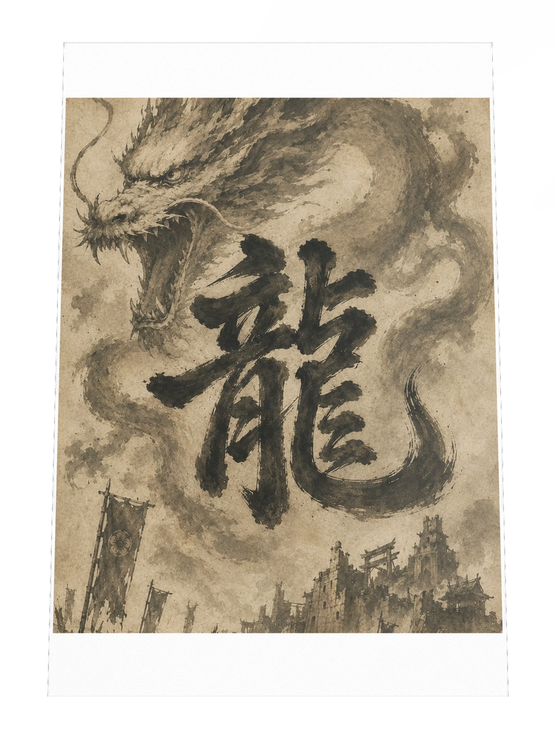 Dragon of the Fallen Castle - Poster