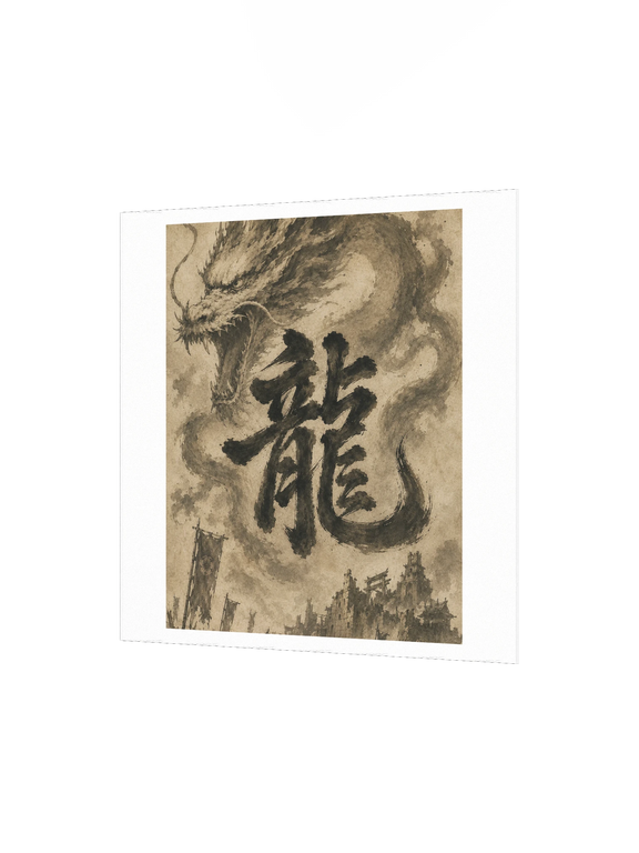 Dragon of the Fallen Castle - Poster