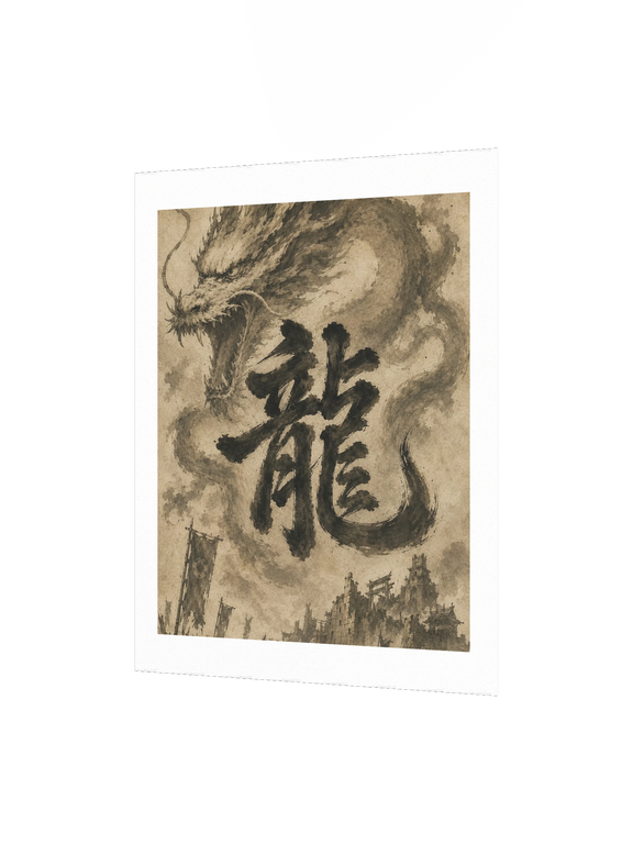 Dragon of the Fallen Castle - Poster