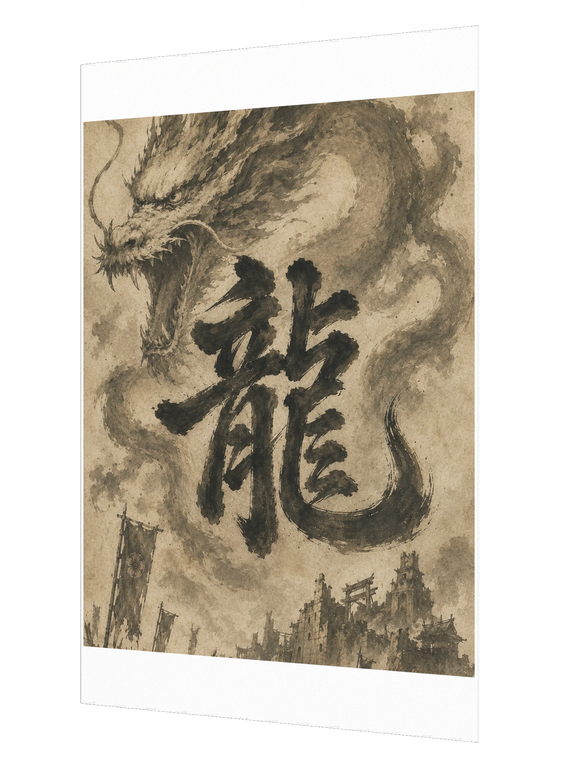 Dragon of the Fallen Castle - Poster