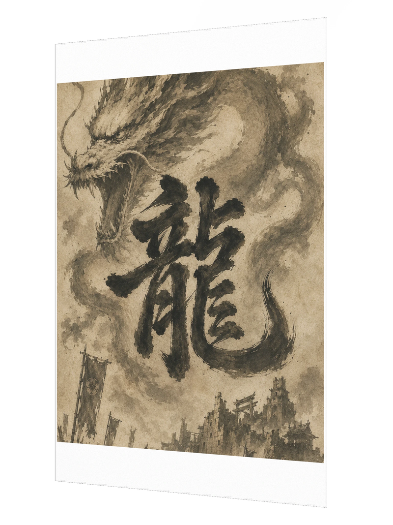 Dragon of the Fallen Castle - Poster