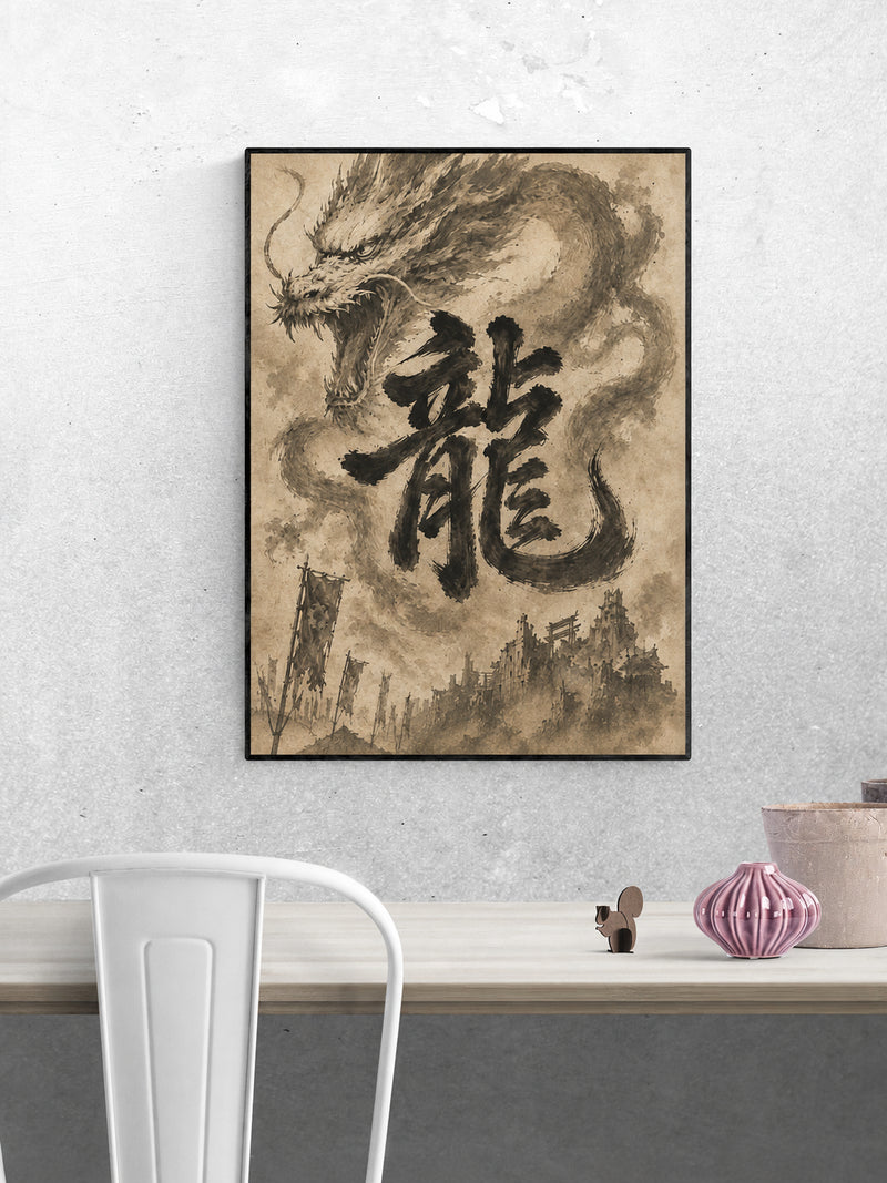 Dragon of the Fallen Castle - Poster