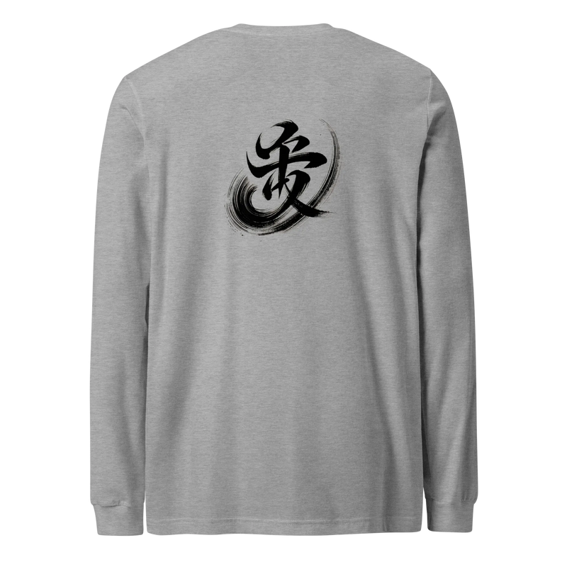 Kanji Longtee No9 Front Back (XS, S, M, L, XL, 2XL)