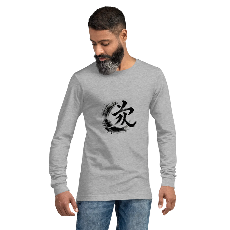 Kanji Longtee No4 Front Large (XS, S, M, L, XL, 2XL)