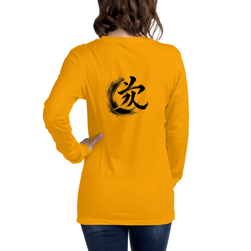 Kanji Longtee No4 Front Back (XS, S, M, L, XL, 2XL)