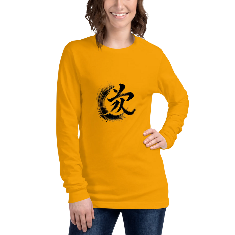 Kanji Longtee No4 Front Large (XS, S, M, L, XL, 2XL)