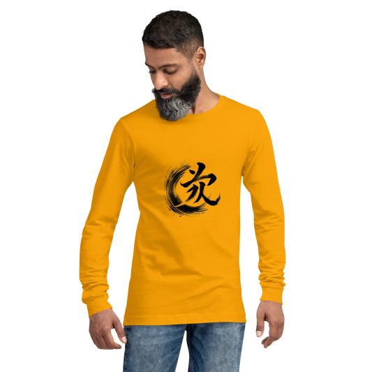 Kanji Longtee No4 Front Large (XS, S, M, L, XL, 2XL)