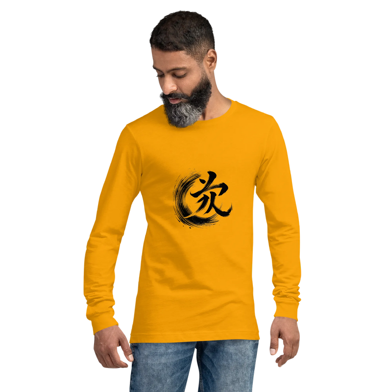 Kanji Longtee No4 Front Large (XS, S, M, L, XL, 2XL)