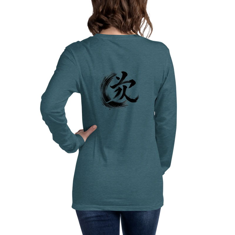 Kanji Longtee No4 Front Back (XS, S, M, L, XL, 2XL)