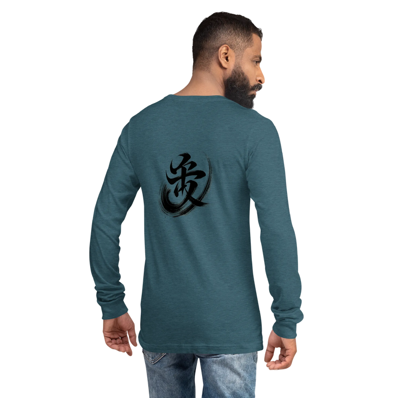 Kanji Longtee No9 Front Back (XS, S, M, L, XL, 2XL)