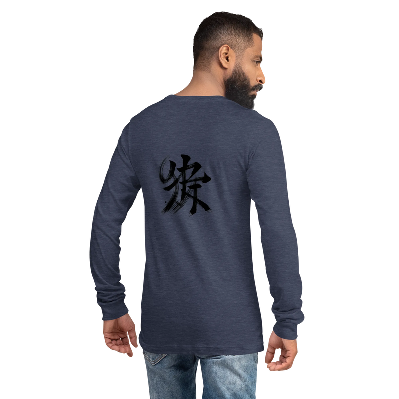 Kanji Longtee No2 Front Back (XS, S, M, L, XL, 2XL)