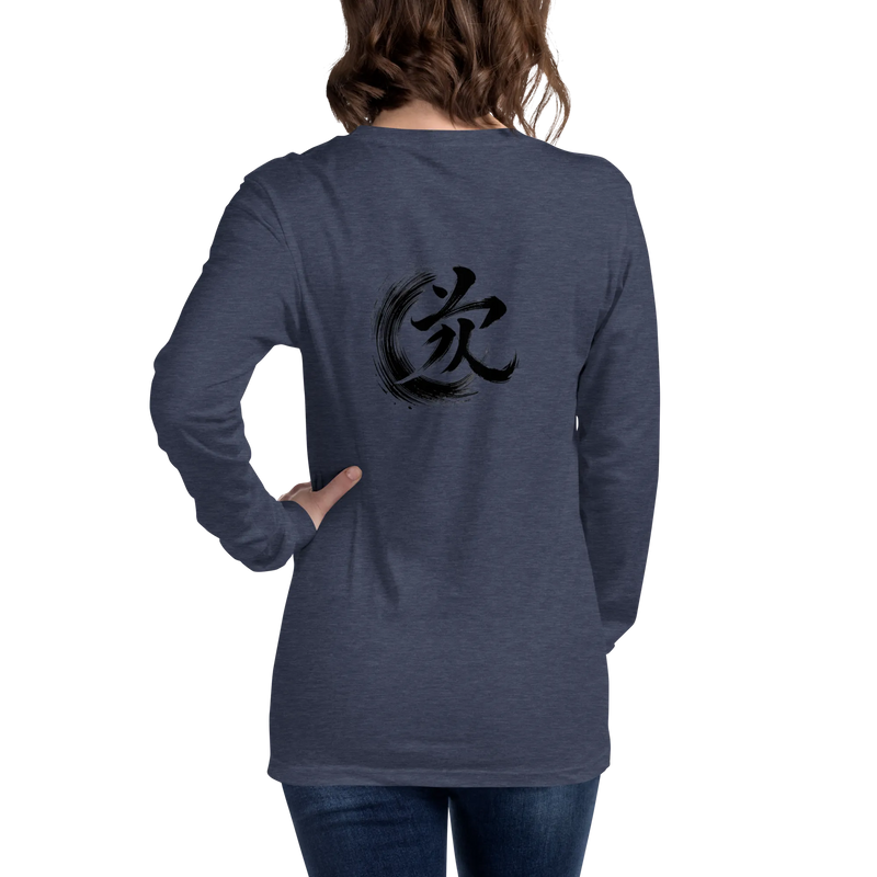 Kanji Longtee No4 Front Back (XS, S, M, L, XL, 2XL)