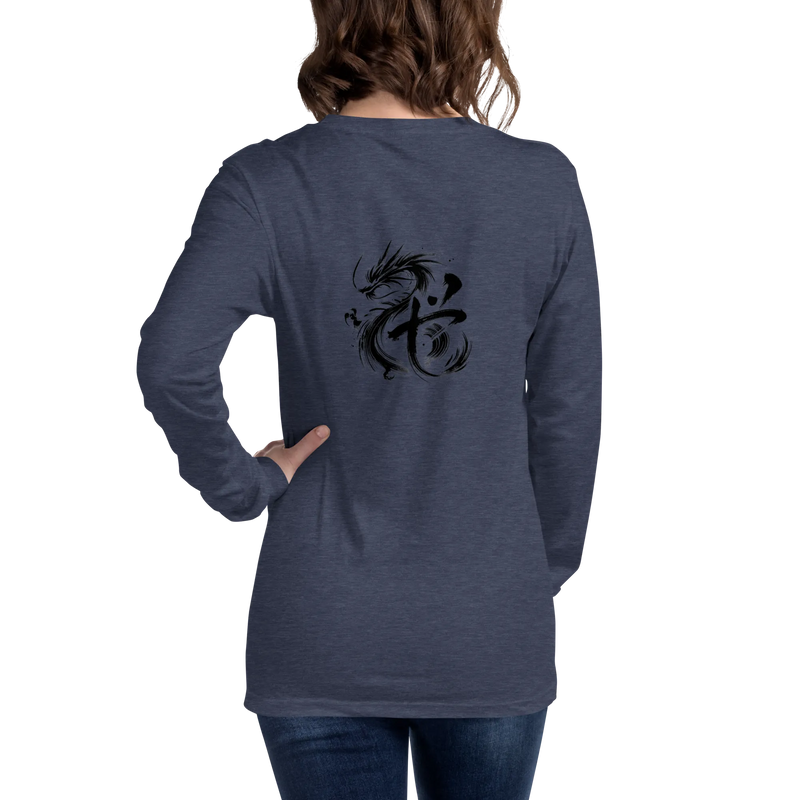 Kanji Longtee No7 Front Back (XS, S, M, L, XL, 2XL)