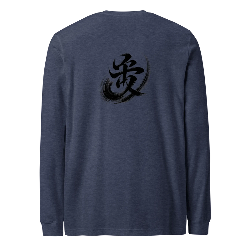 Kanji Longtee No9 Front Back (XS, S, M, L, XL, 2XL)