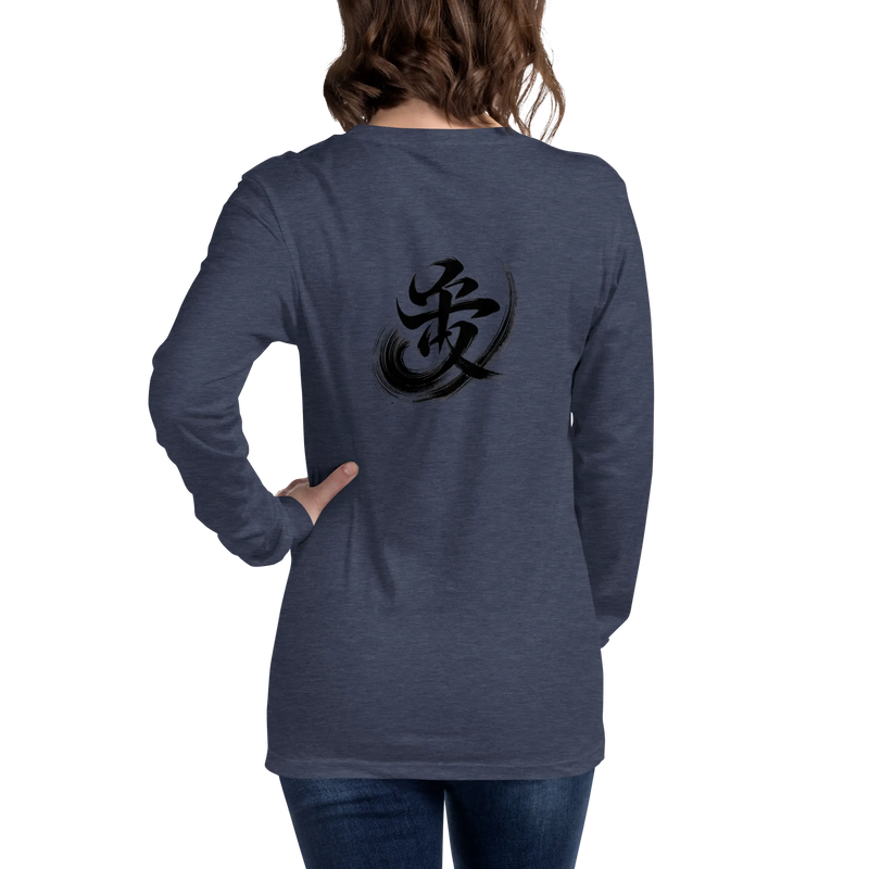 Kanji Longtee No9 Front Back (XS, S, M, L, XL, 2XL)