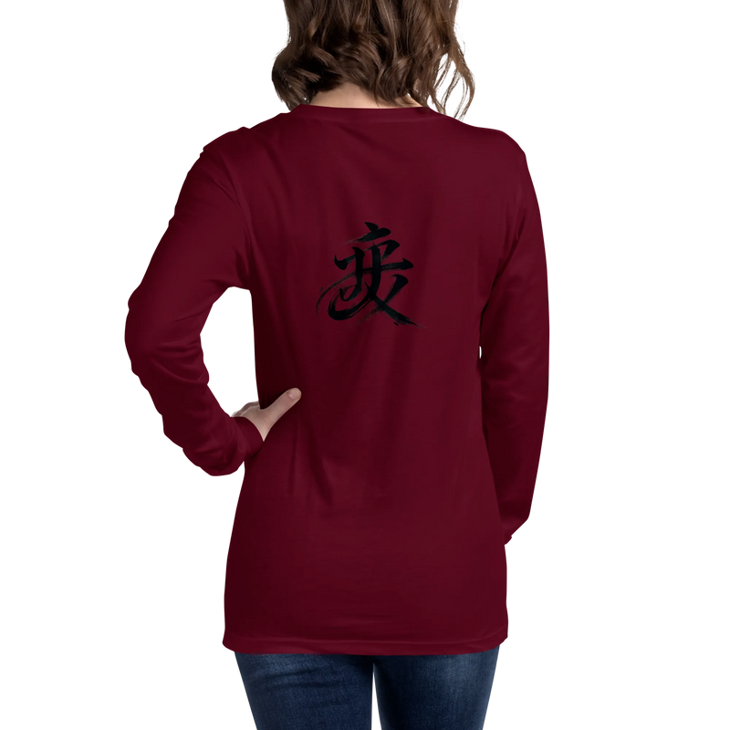 Kanji Longtee No3 Front Back (XS, S, M, L, XL, 2XL)