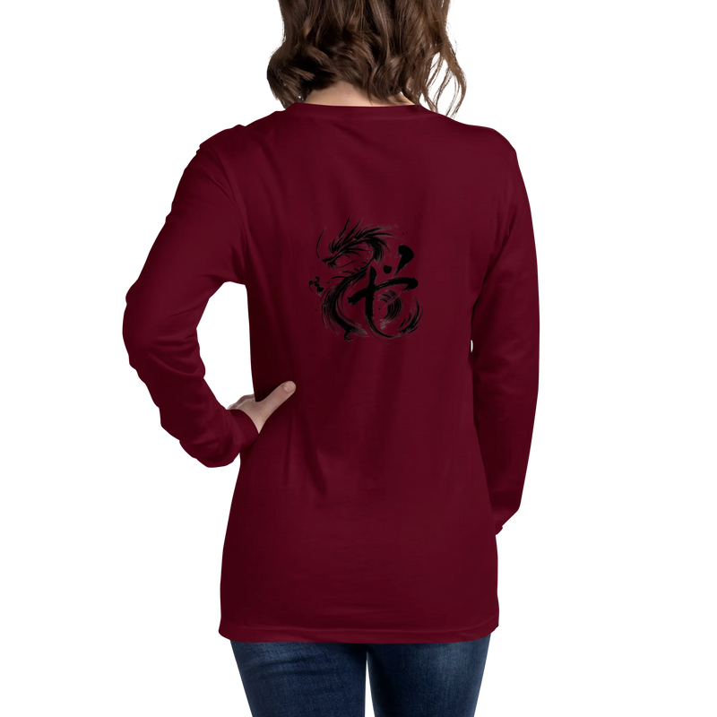 Kanji Longtee No7 Front Back (XS, S, M, L, XL, 2XL)