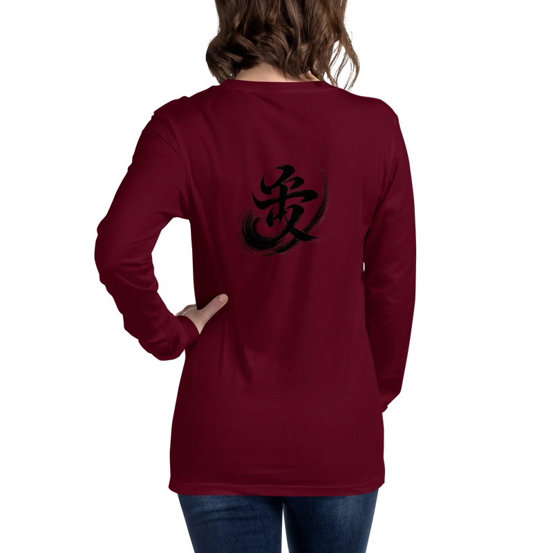 Kanji Longtee No9 Front Back (XS, S, M, L, XL, 2XL)