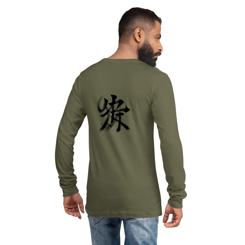 Kanji Longtee No2 Front Back (XS, S, M, L, XL, 2XL)