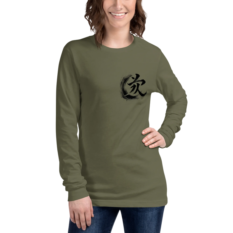 Kanji Longtee No4 Front Back (XS, S, M, L, XL, 2XL)