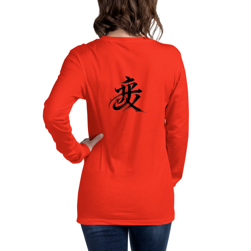 Kanji Longtee No3 Front Back (XS, S, M, L, XL, 2XL)