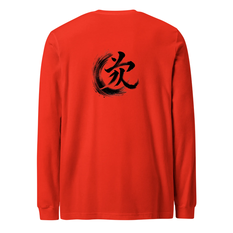 Kanji Longtee No4 Front Back (XS, S, M, L, XL, 2XL)